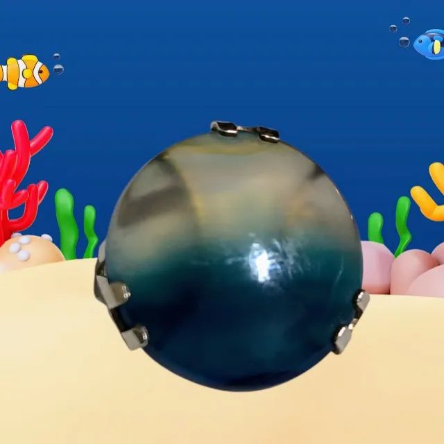 Anel de Prata Polida com Pedra ( Quartzo Azul)