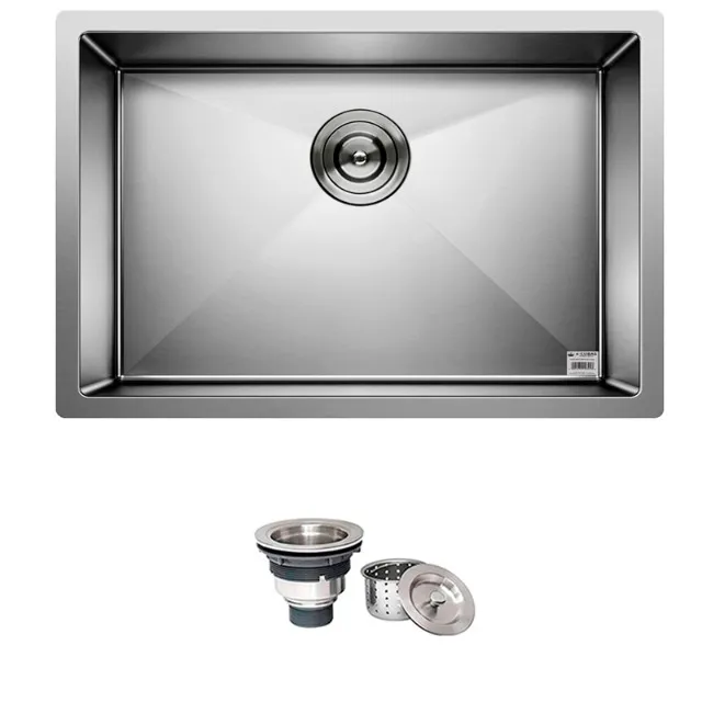 Cuba Quadrada Inox 304 Gourmet 6040 com Válvula (com pequena falha)