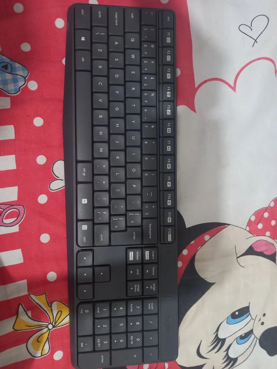 Kit teclado e mouse da logitech