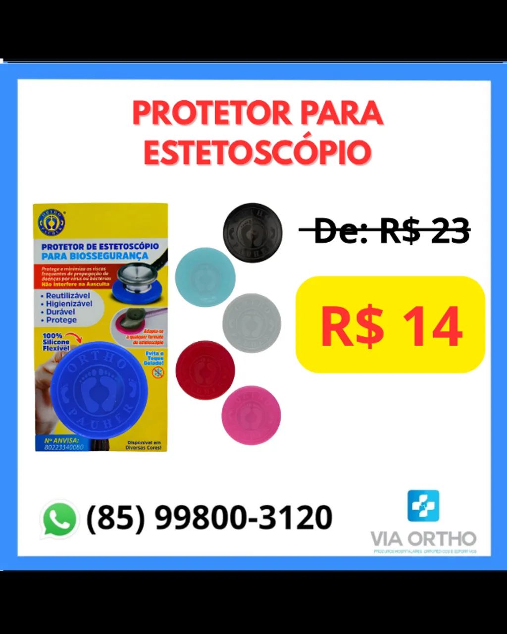 Protetor para estetoscópio 
