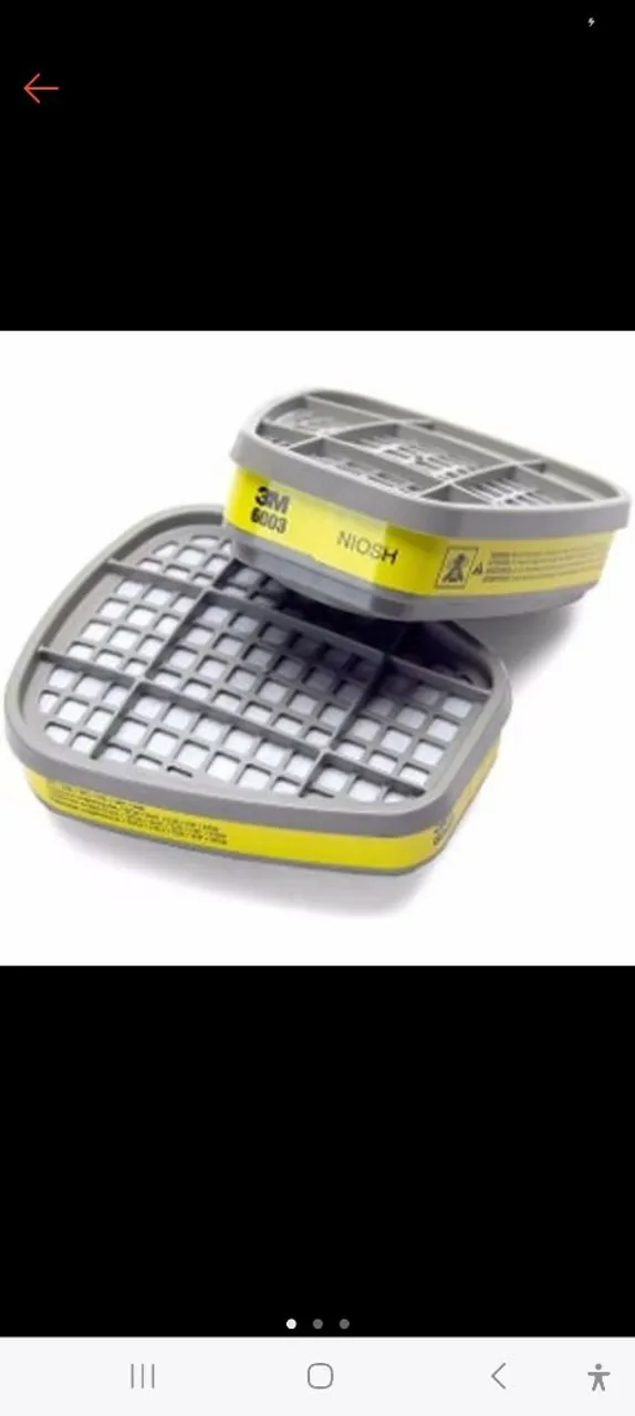Par de Filtro Respiratória 3M 6003 - NIOSH