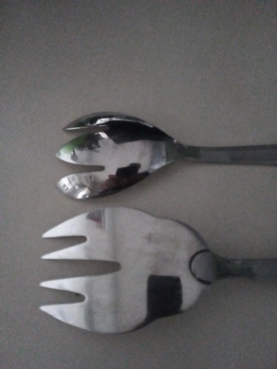 Conjunto Garfo Colher para Salada em Aço Inox - Foto 6