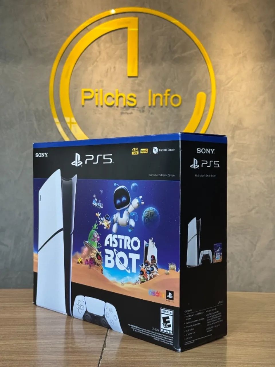 PlayStation 5 Slim Mídia digital com 1 jogo - Novo Lacrado - Loja Física - Garantia - Até  - Foto 2