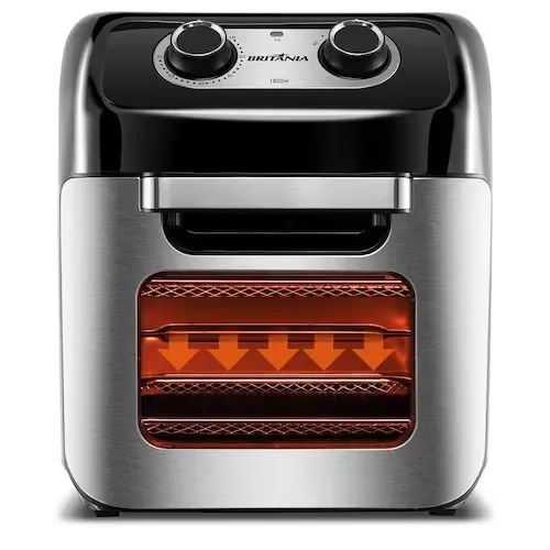 Fritadeira Air Fryer Oven Britânia BFR2300P 3 em 1 12L 1800W
