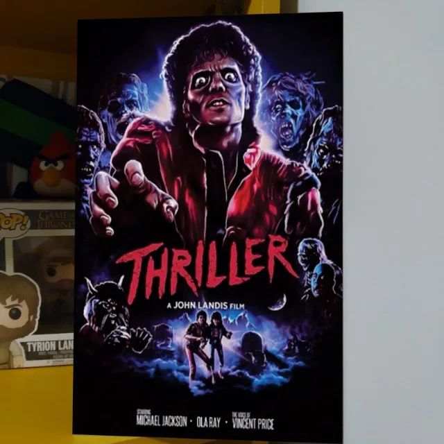 Decoração Michael Jackson, The King of Pop quadros placa decorativa parede casa - Foto 4