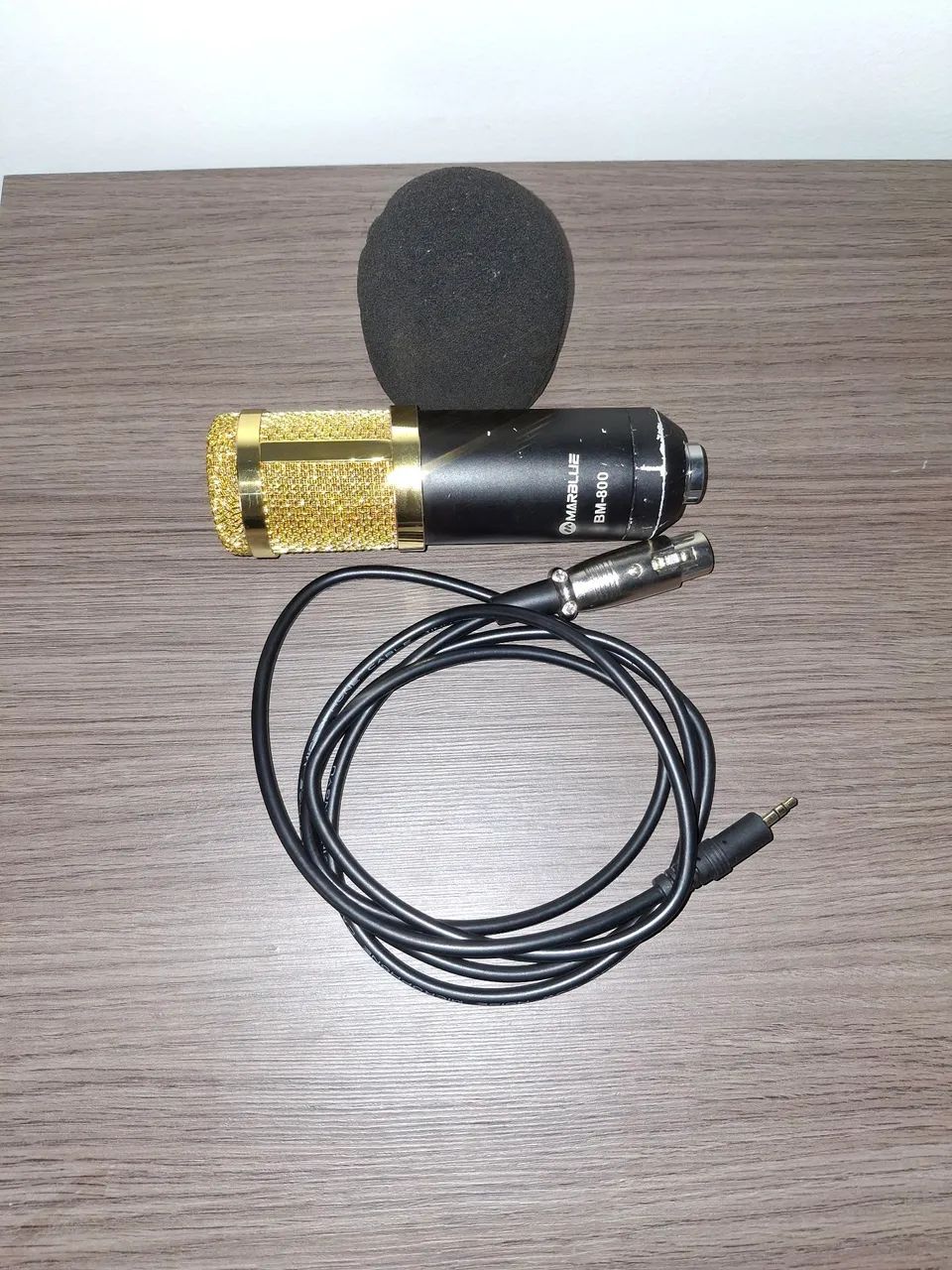 Microfone Condensador MarBlue BM-800 + Acessórios