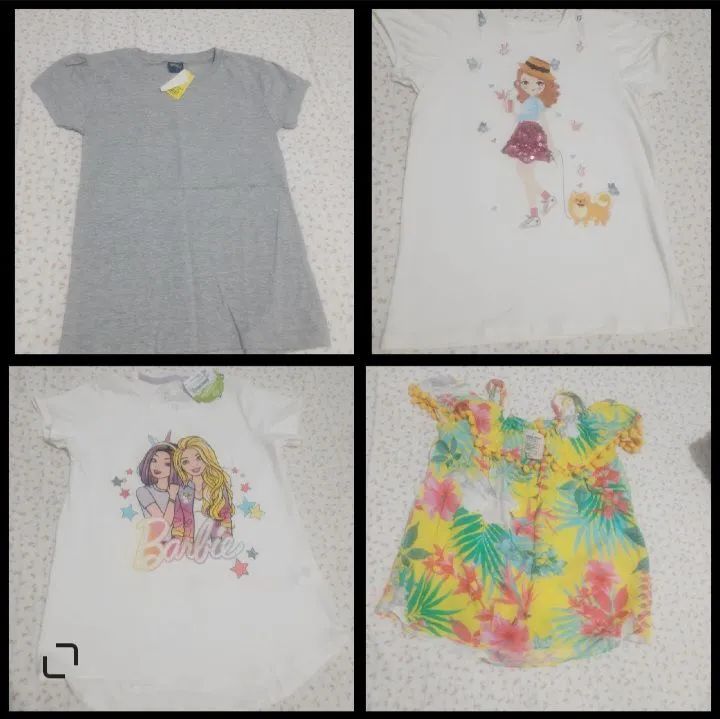 Lote de blusas novas, ainda com tag 