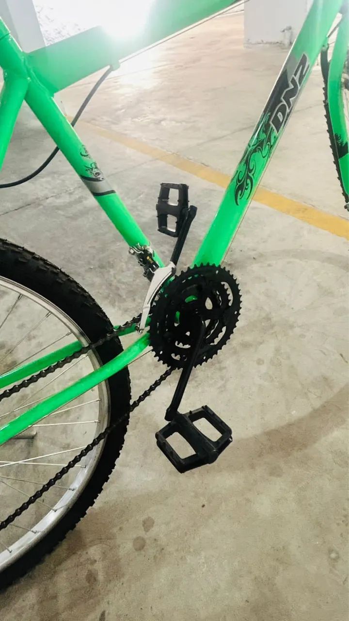 Bicicleta verde dnz  - Foto 5