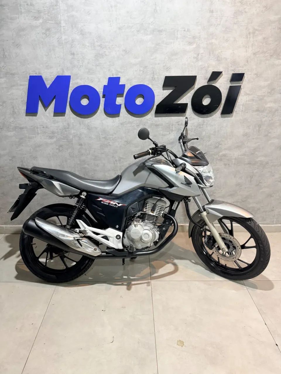 HONDA CG 160 FAN CINZA 2023