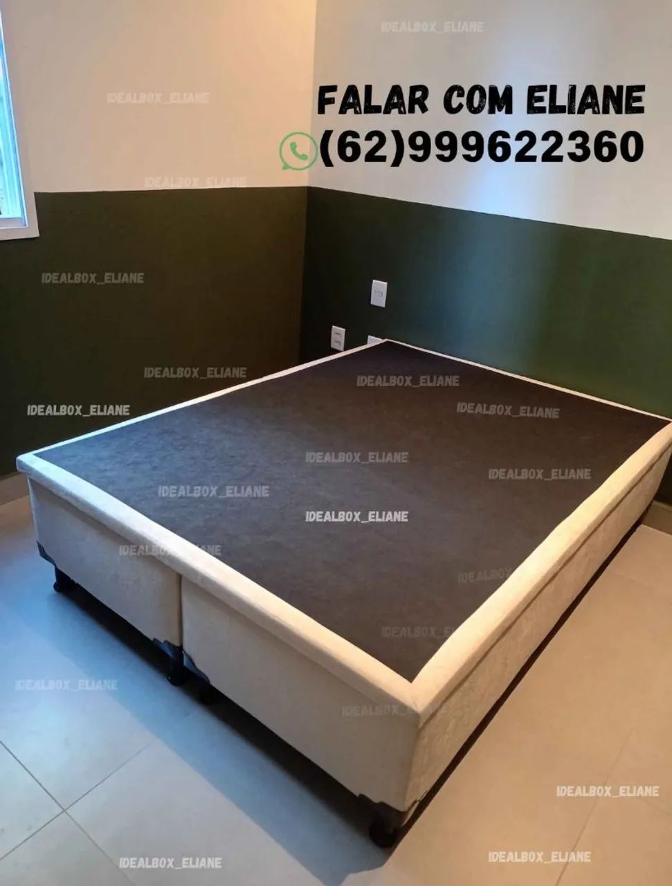 Box baú casal bi partido 1,38×188 - Ideal para otimizar seu espaço! - Foto 5