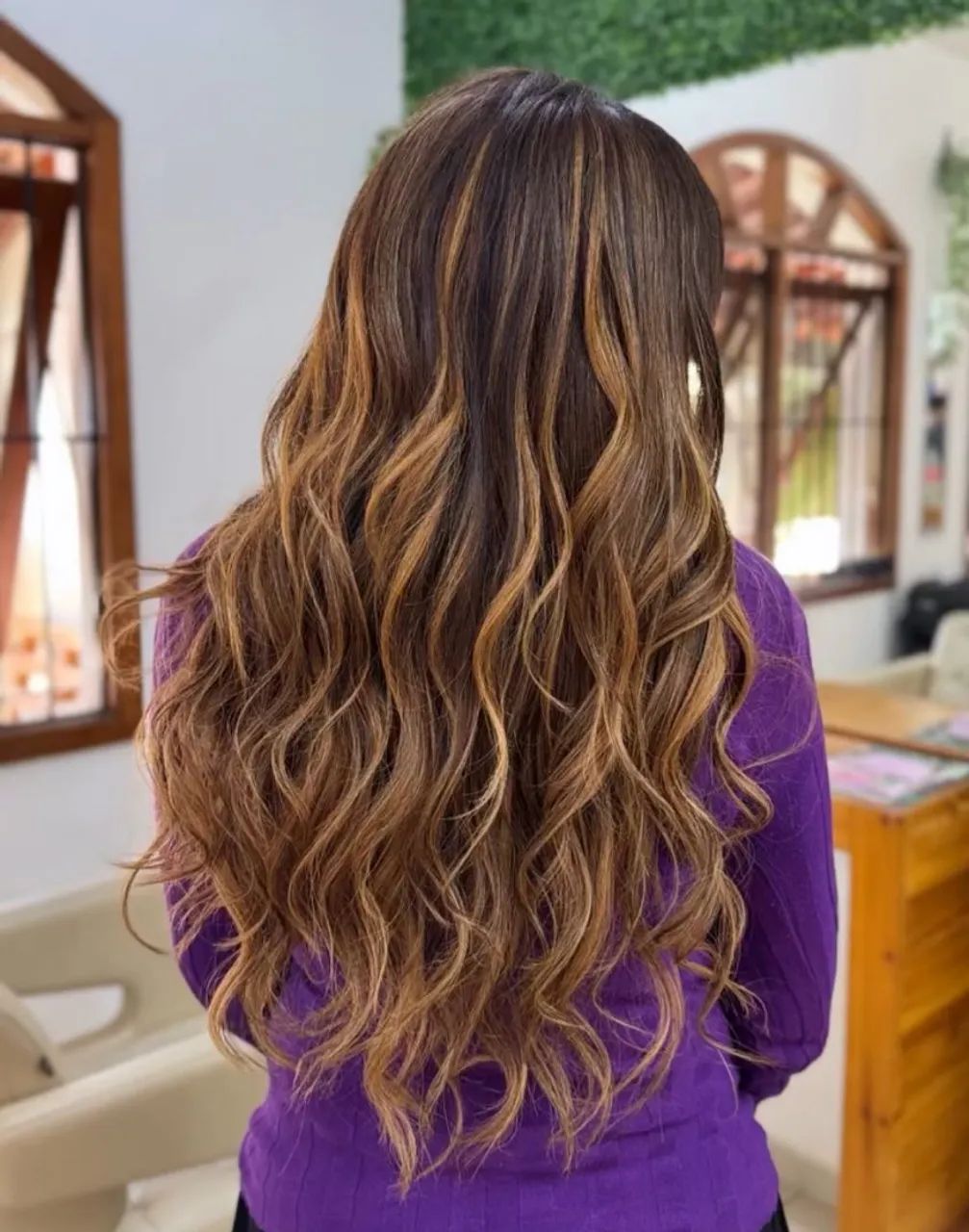 Cabelo humano morena iluminada 64293482852865120