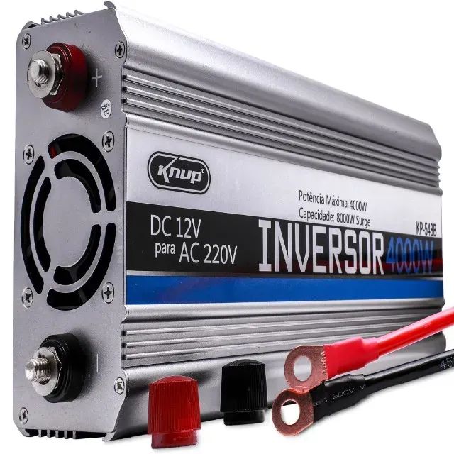 Sem estoque Inversor Knup 12v 220v 4000w Onda Modificada 2000w Nominal - Foto 3