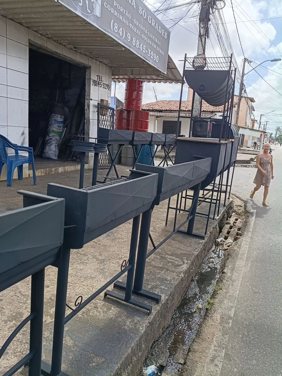 Churrasqueira totalmente desmontável - Foto 5