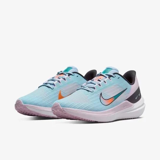 Tênis Nike Air Winflo 9 Feminino - Azul - Foto 5