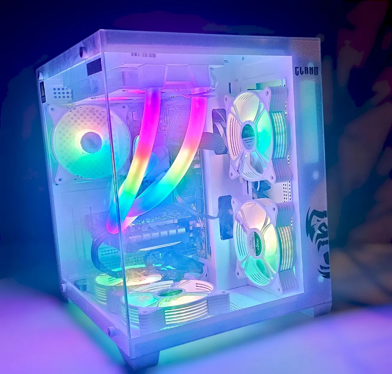 PC Gabinete Gamer-i5 10ª Geração | 32GB RAM-NVMe Adata 512GB | GTX 1650 4GB-Water Cooler