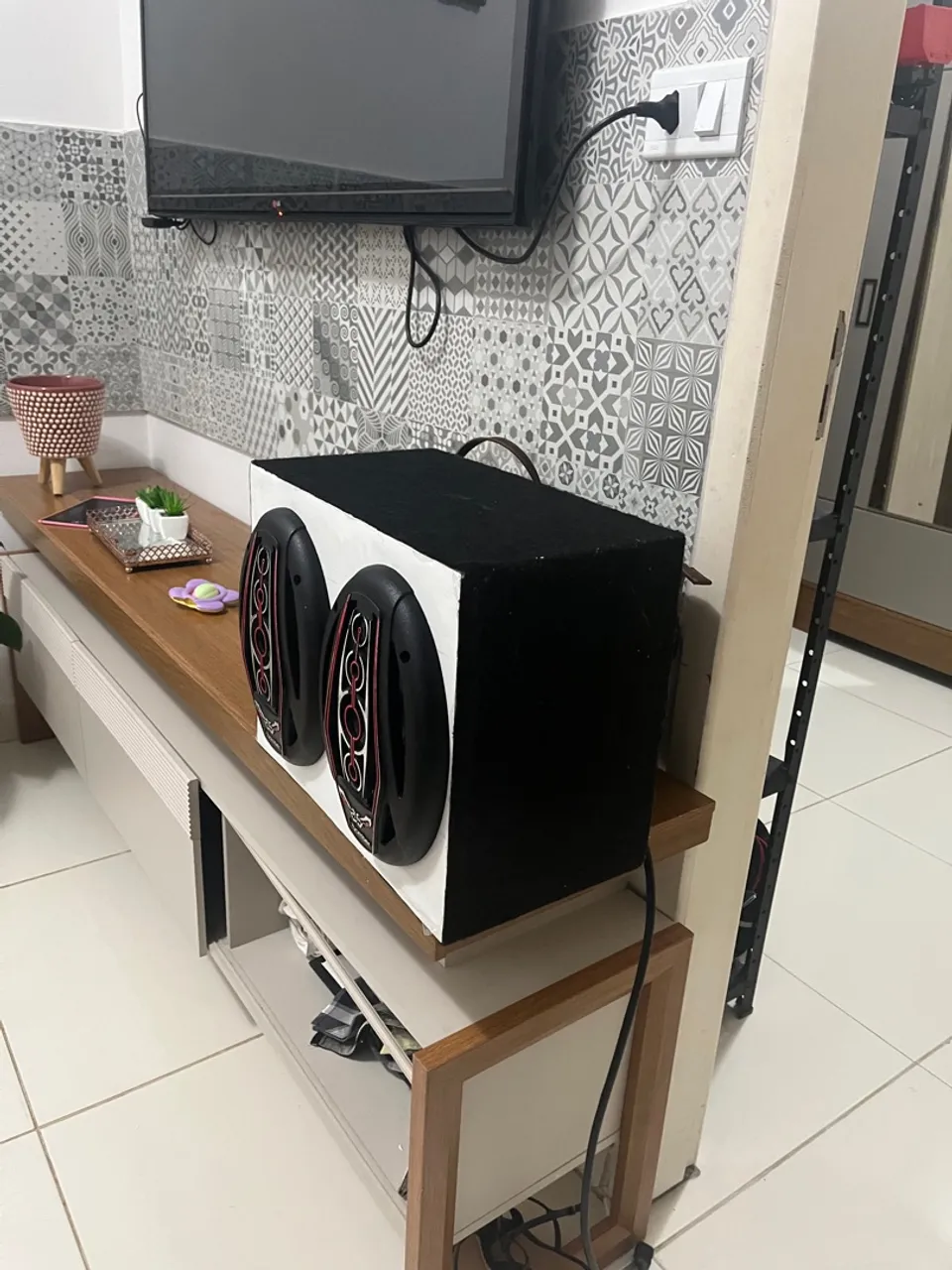 Caixa de Som Automotiva 10 pionee +2 oval c/twiter 350 rms bamber matador