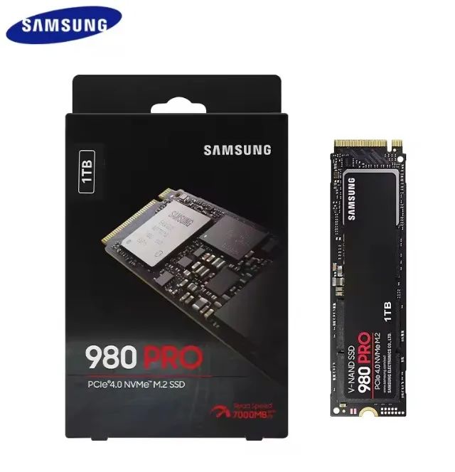 Ssd Samsung 980 Pro 1tb M.2 Pci-e Gen4 Nvme - 7000mbs