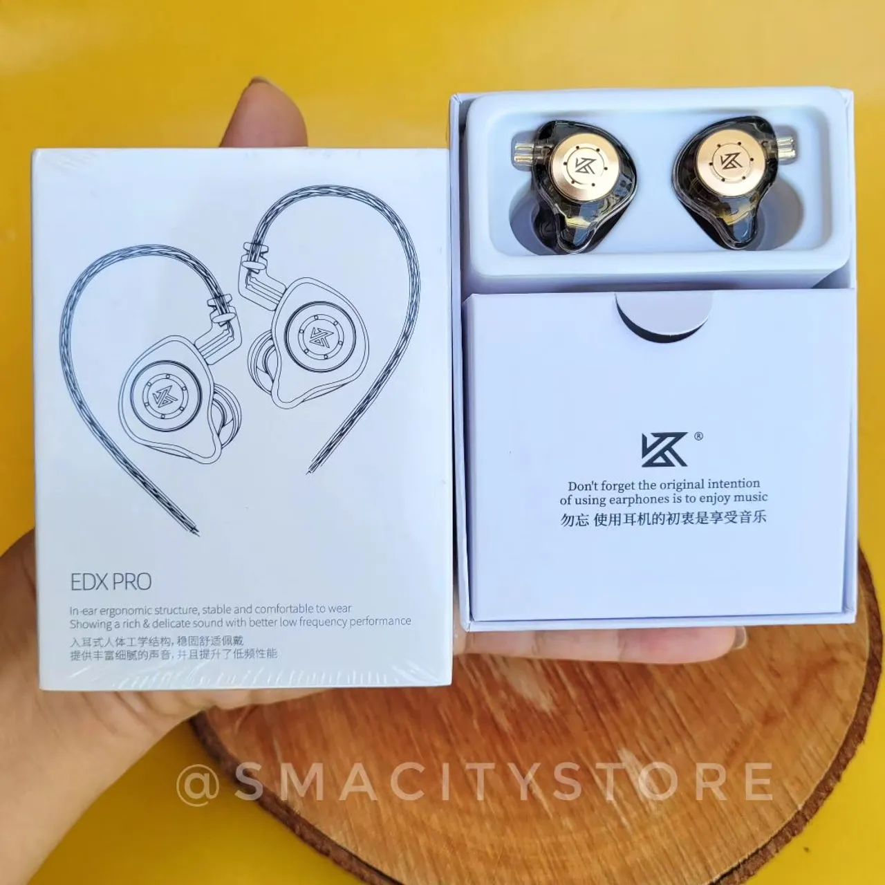 Fone In Ear Kz Edx Pro Com Mic Retorno de Palco Gamer - Foto 2