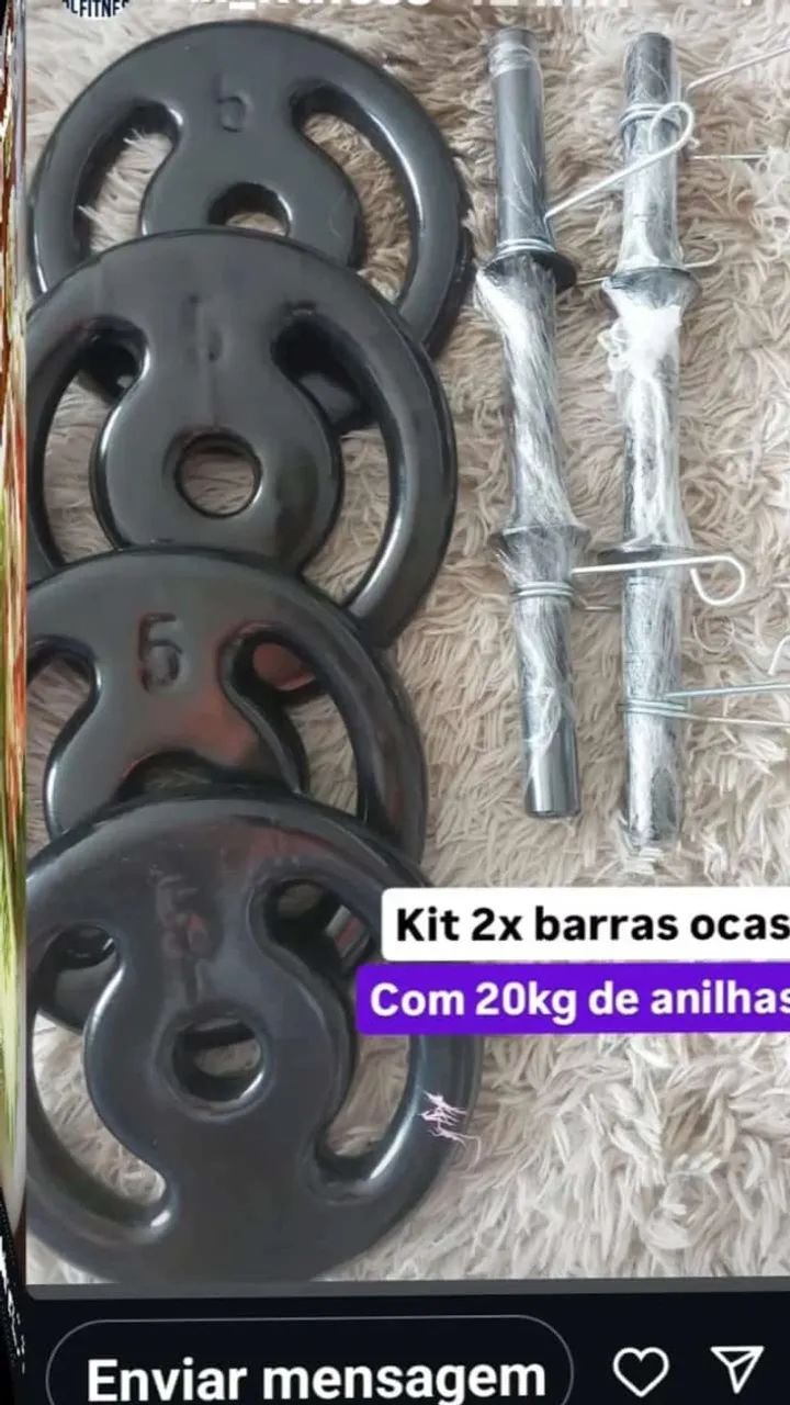 Halteres e anilhas - Foto 4