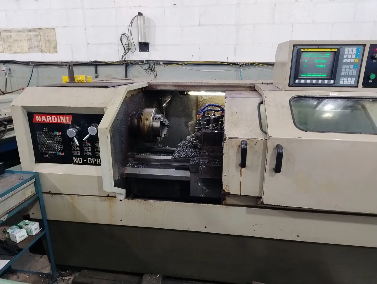 Torno CNC Nardini ND-GPR troco por torno mecânico com volta