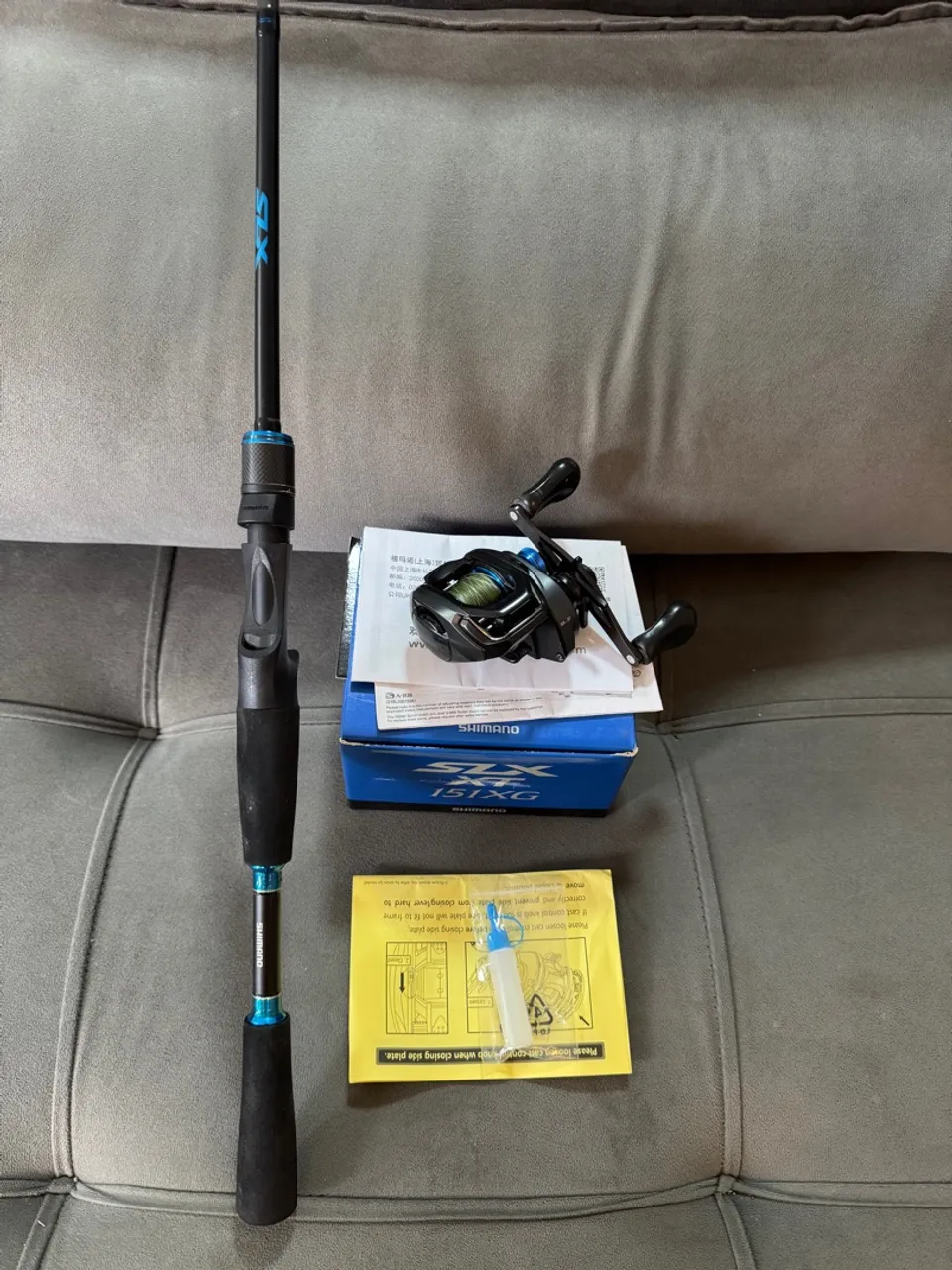 Kit Pesca Vara + Carretilha Shimano SLx