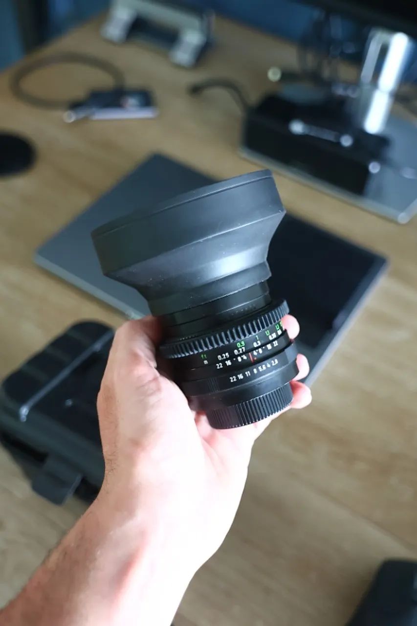 Lente Vintage M42 Pentacon 29mm F2.8 Cinemod Anamorfake - Foto 4