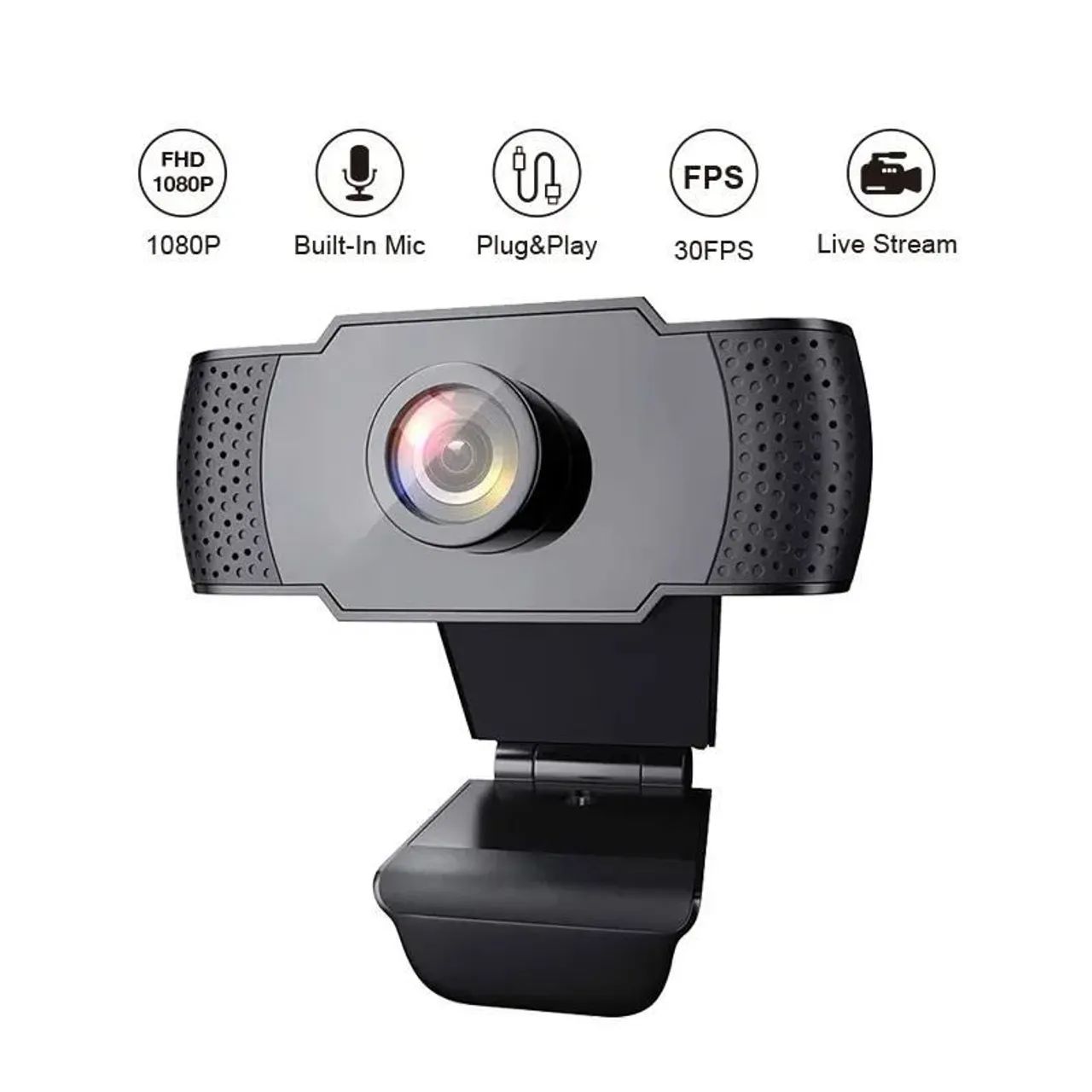 Webcam USB HD 1080P Full-HD - Foto 2