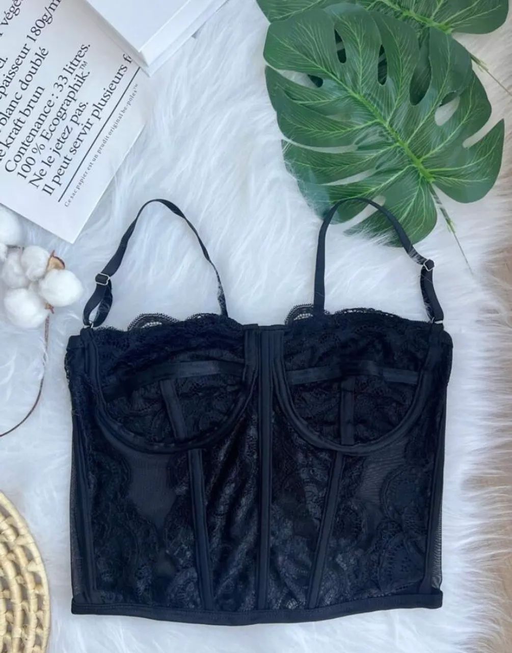 Corset preto nunca usado