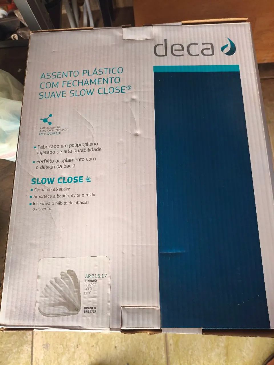 Assento Plástico com Fechamento Suave Deca