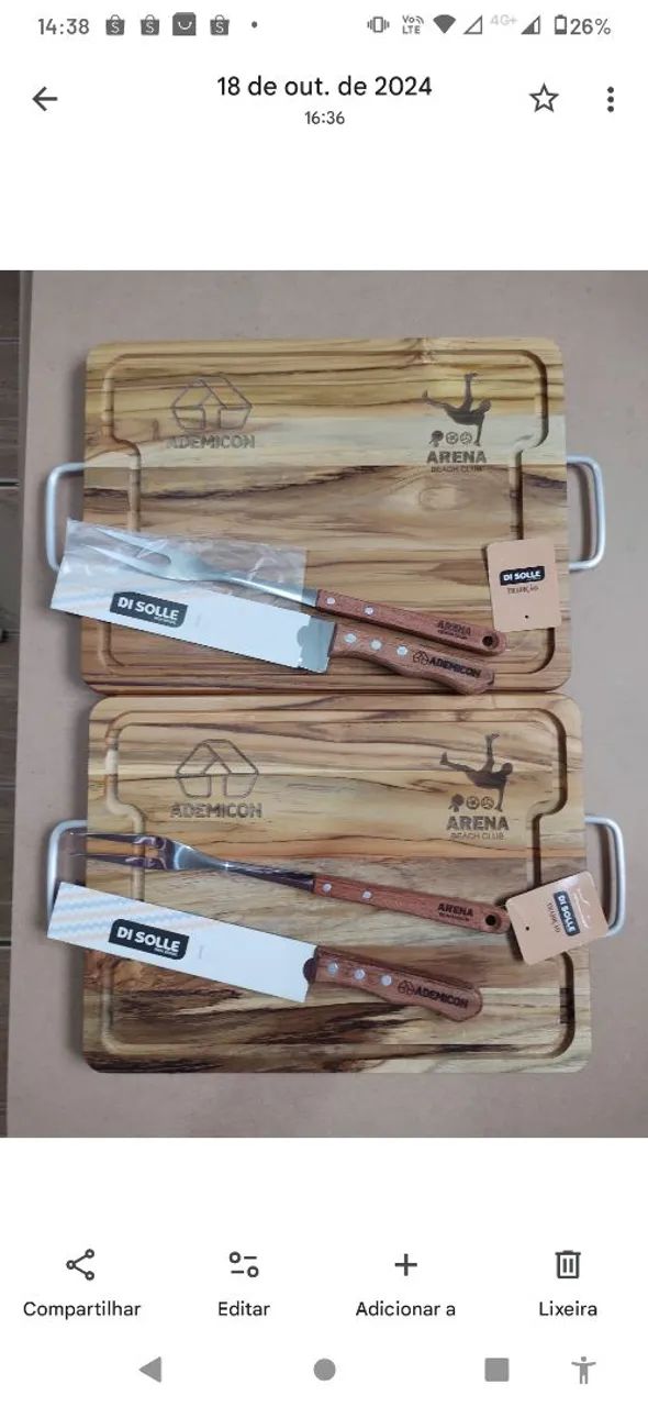 Tábua de  carne personalizado algumas unidades  - Foto 3