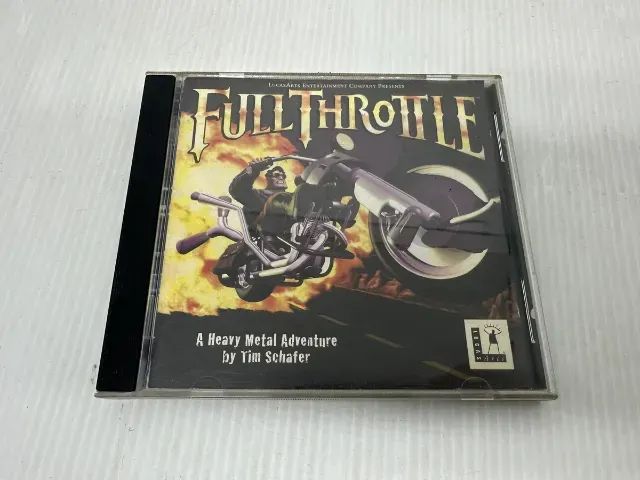 Jogo Para Pc Windows Ms-dos Full Throttle Da Lucas Arts (Usado