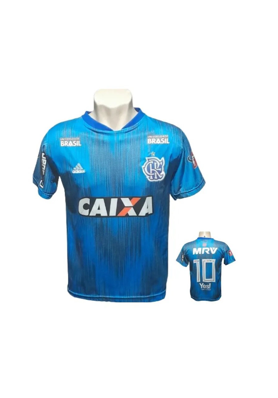 Camisa de Futebol do Flamengo - Azul P