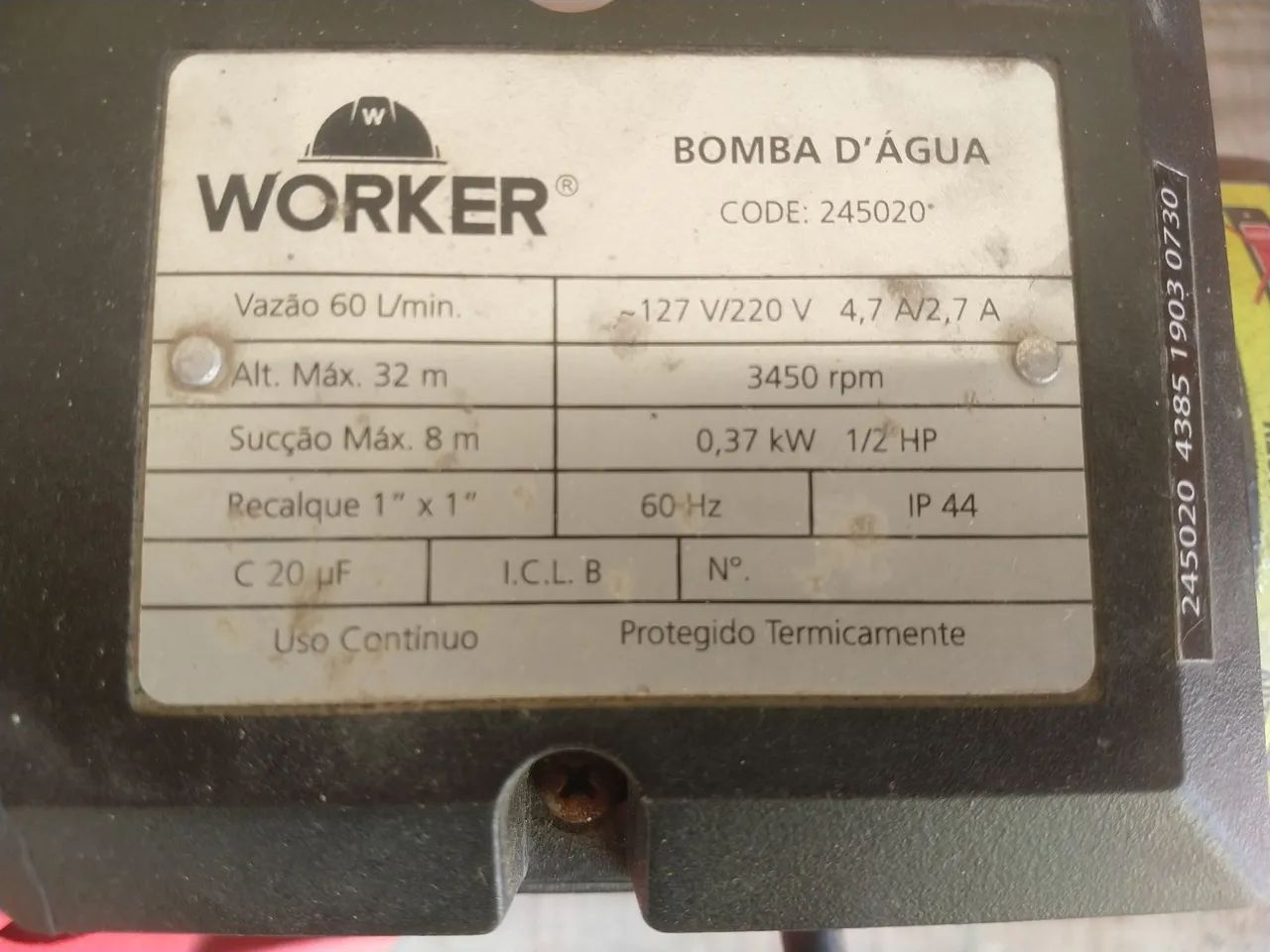 Bomba d'água Worker - Foto 4