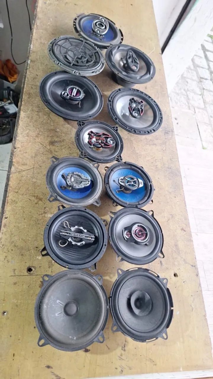 Alto falantes de carro 5 e 6 polegadas 35,00 cada ou 60,00 o par somos loja - 2606 - Foto 2