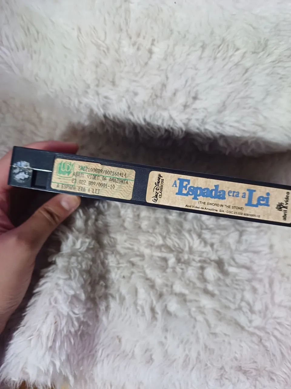 VHS A Espada era a Lei - Clássicos Disney