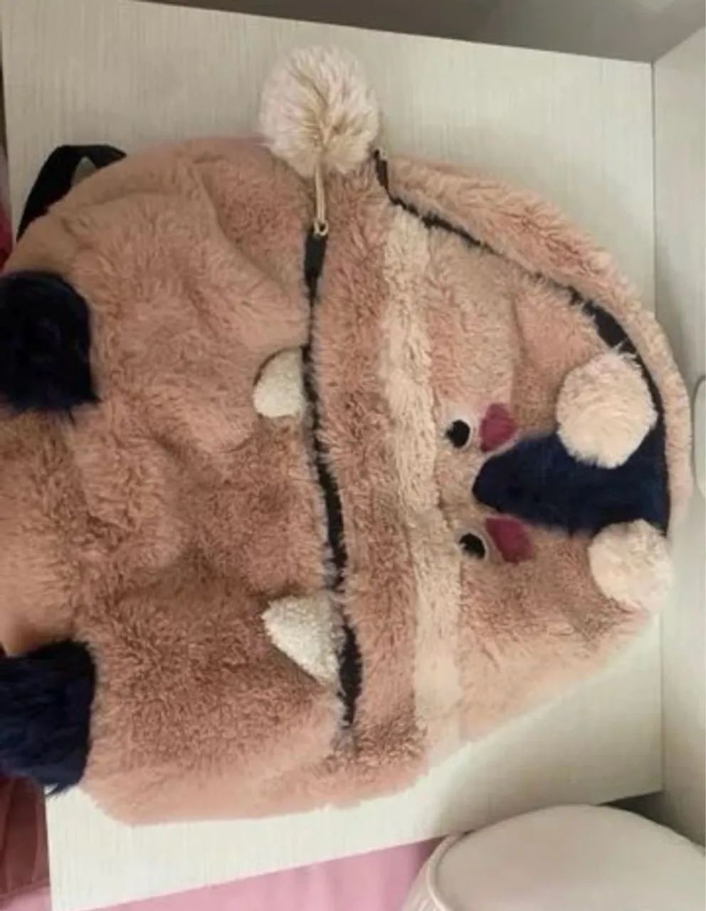 Mochila de Pelúcia - Fofa e estilosa!