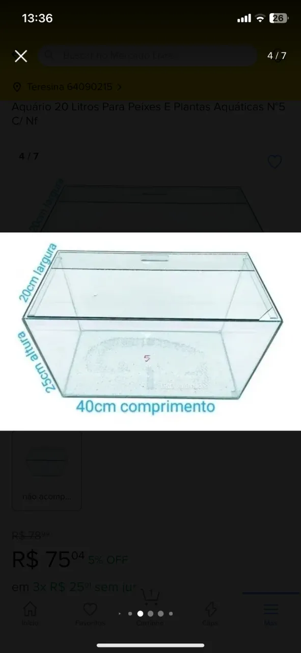 Aquário e fonte 