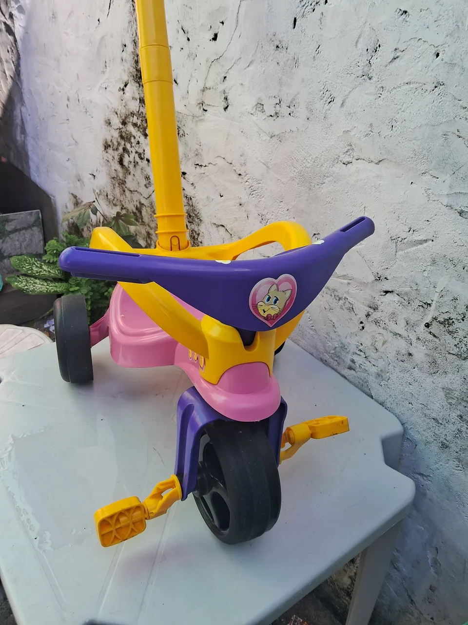 Tricycle Infantil - Rosa e Amarelo