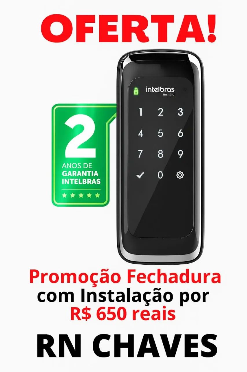super oferta fechadura digital