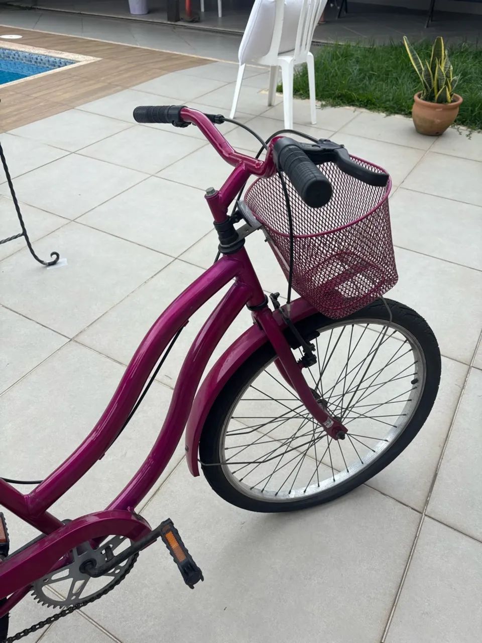 Bicicleta rosa  - Foto 3