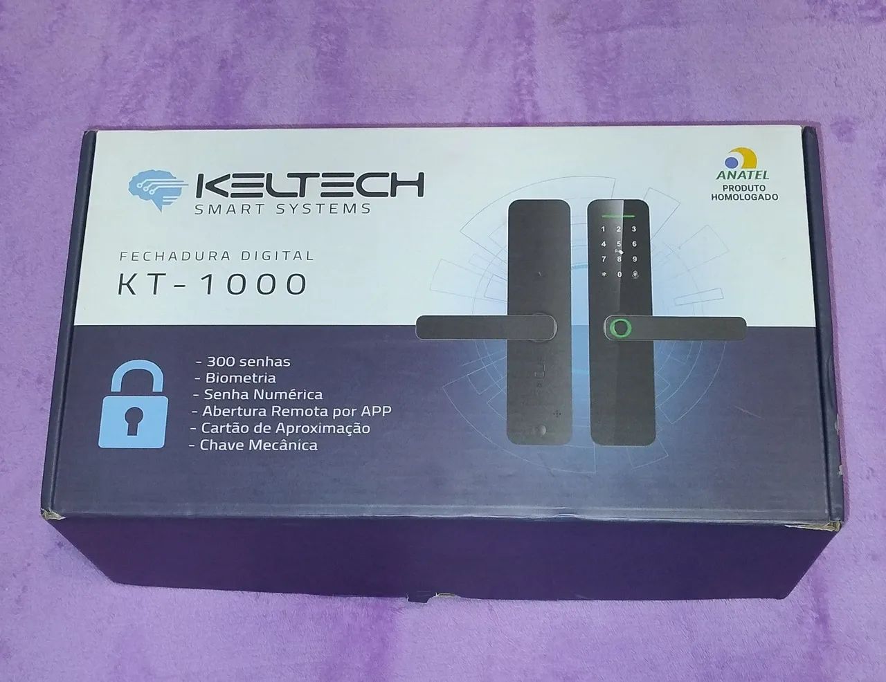 Fechadura Digital Biométrica Keltech KT-1000 - NOVA