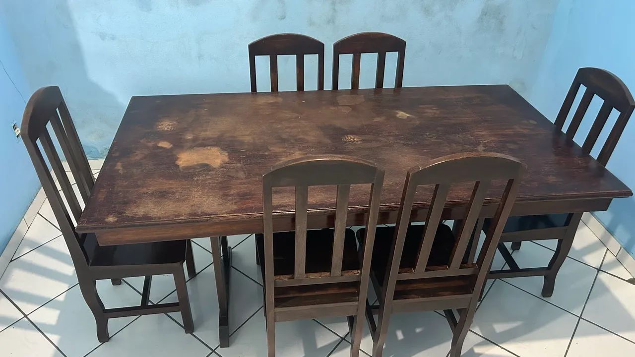 Mesa macanaíba com 6 cadeiras  - Foto 3