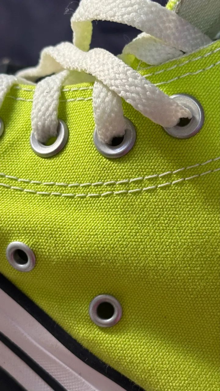 Converse All Star tamanho 38, verde  - Foto 3