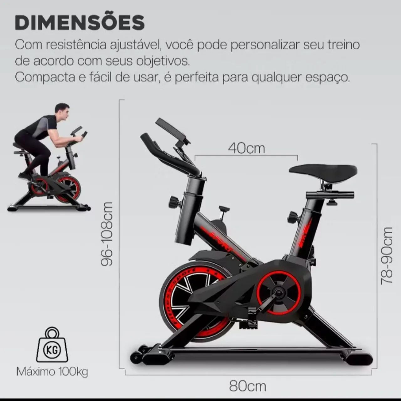 Bicleta ergométrica 