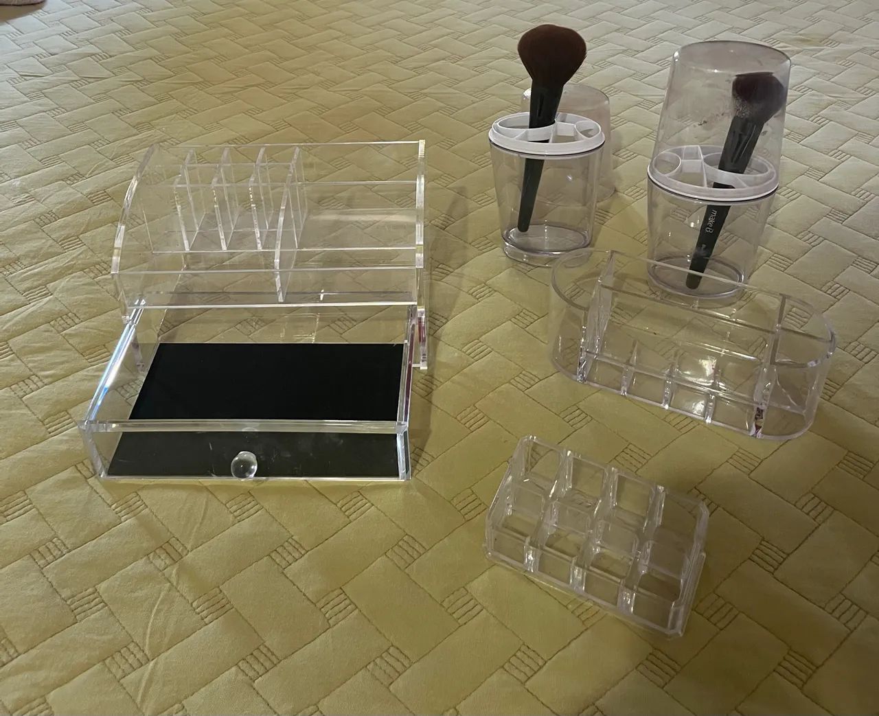 Kit organizador de maquiagem de acrílico  - Foto 2