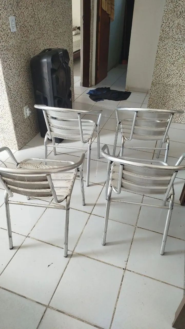 Cadeira de alumínio  - Foto 2