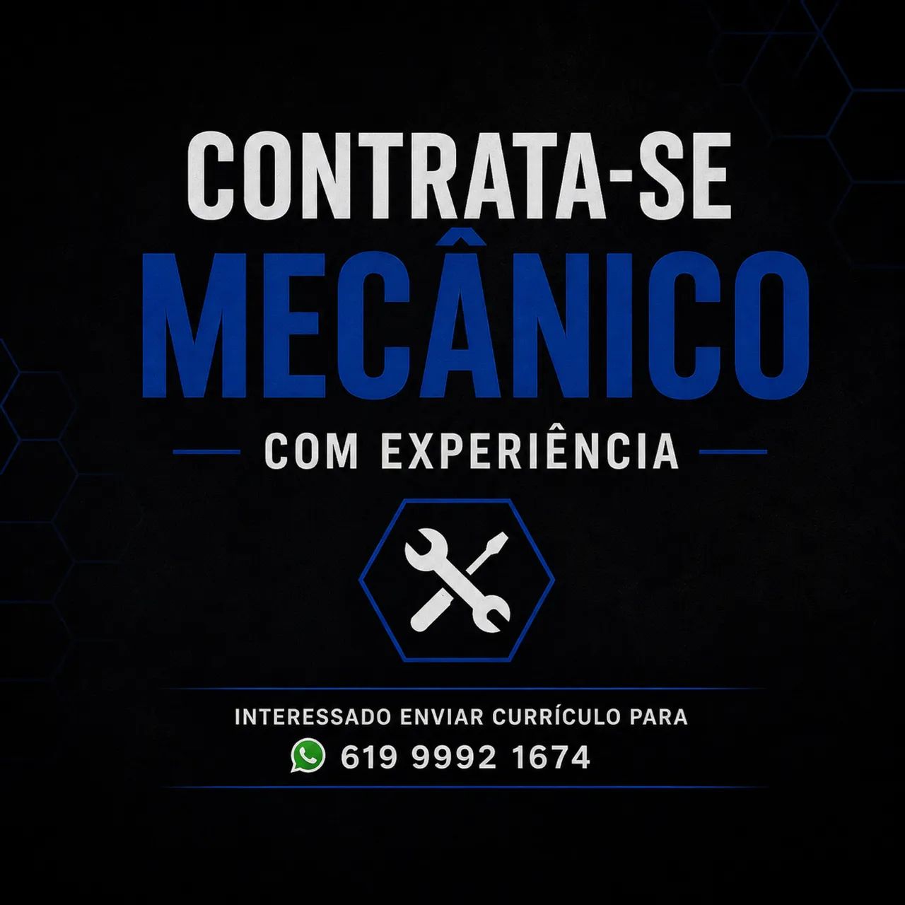 Vaga de mecânico automotivo com experiência