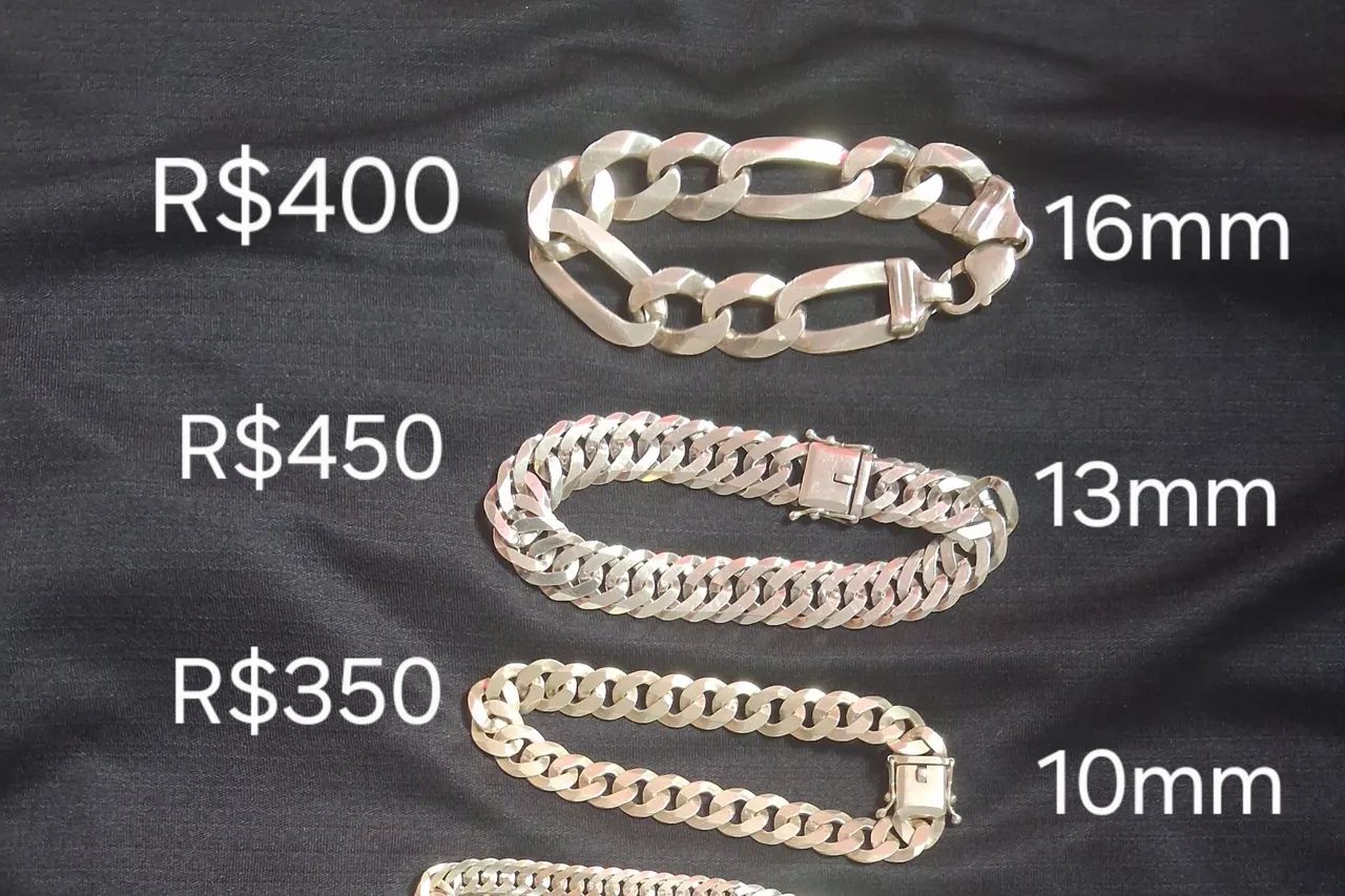 Vendo pulseira de prata  - Foto 2