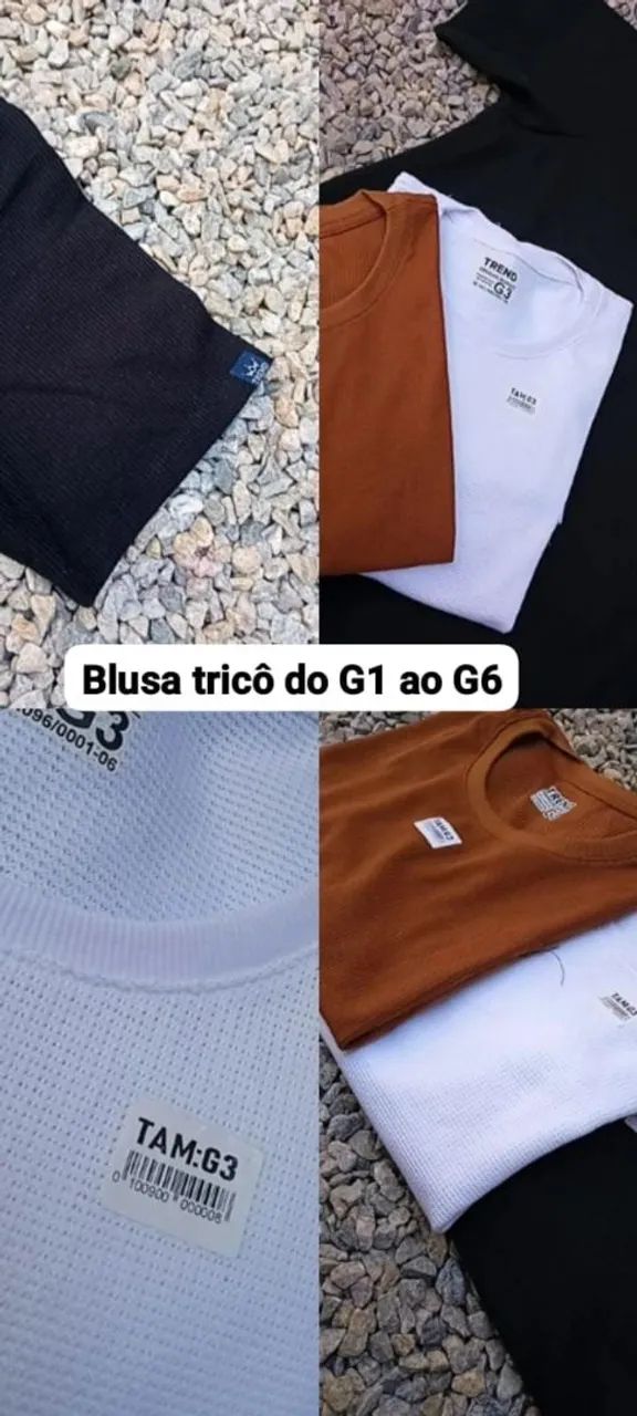blusas tricô plus sizes do g1 ao g6 - Foto 2
