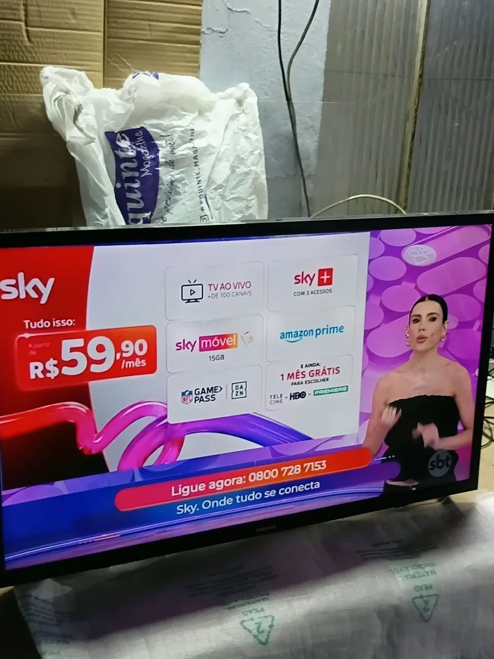 Smar tv samsung 32 polegadas funcionando  - Foto 3